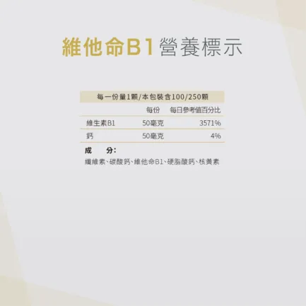 VitalBulk 維他命B1 50mg