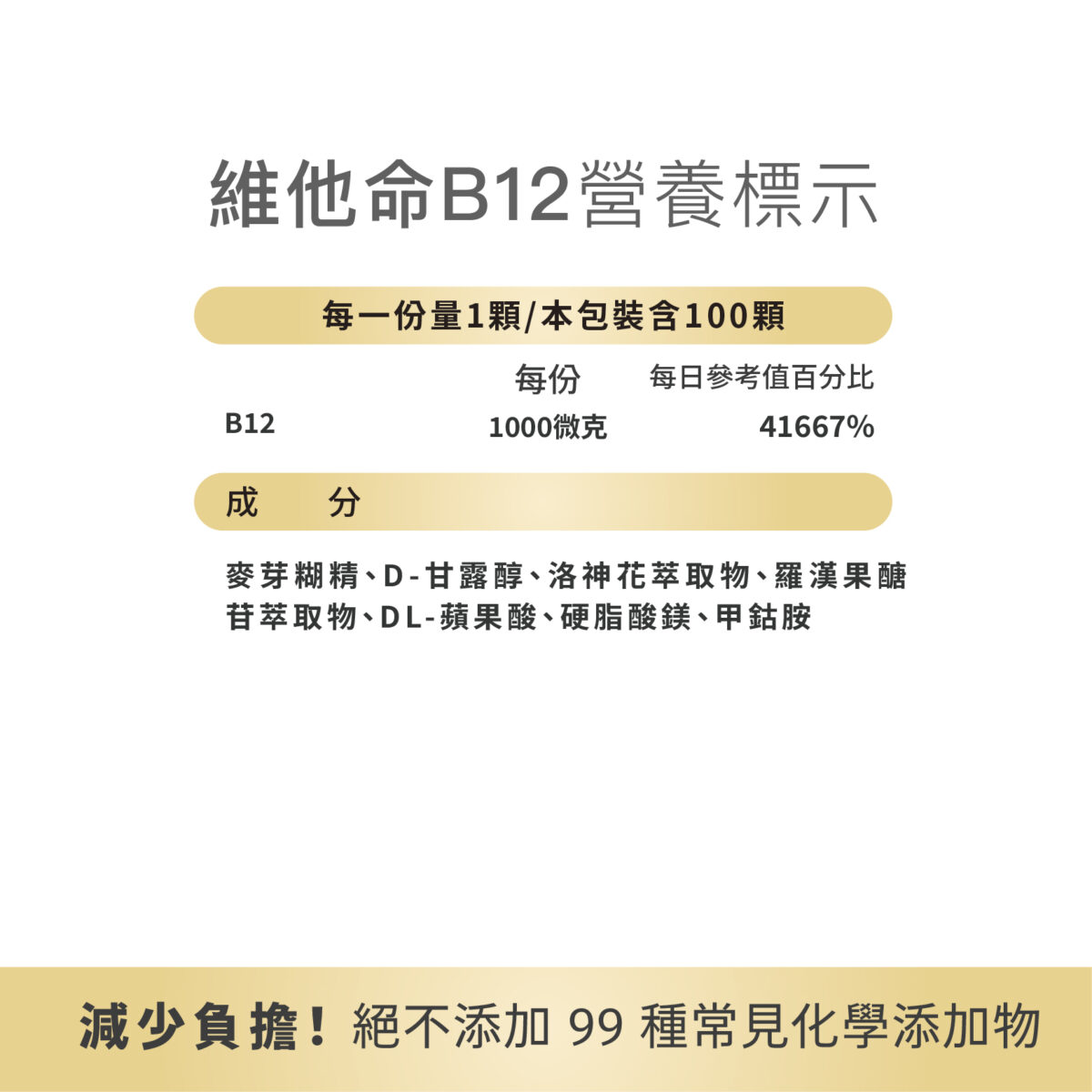 預購商品》VITA維他命B12 口含錠 1000mcg：圖片 8