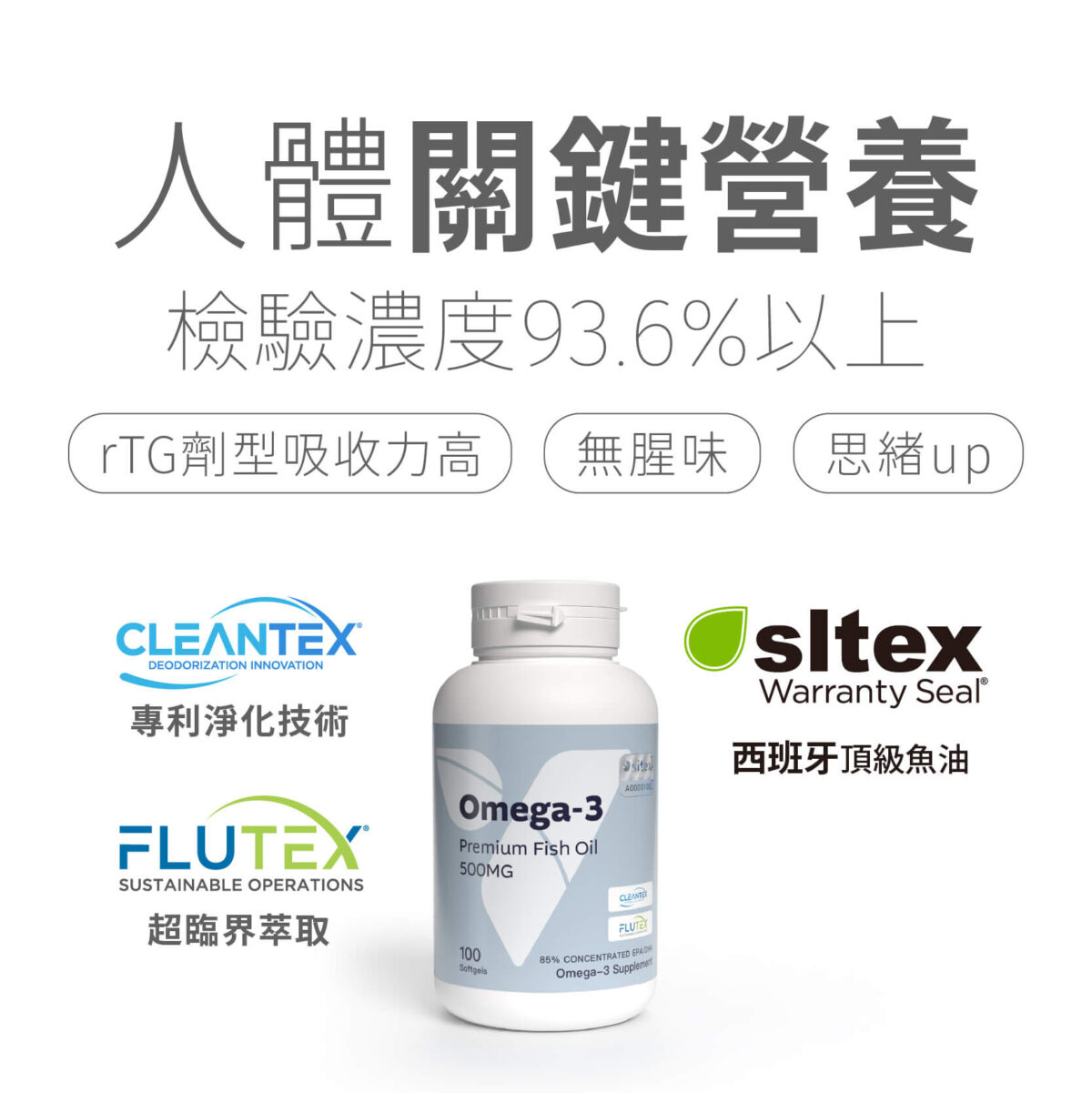 VITA魚油 VITA 85%超臨界高濃縮魚油:圖片 2